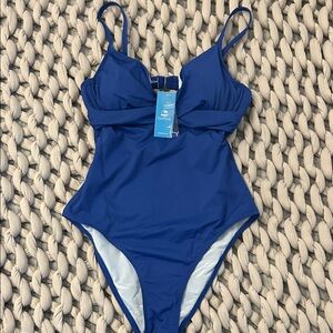 Cupshe Royal Blue Women's One Piece Swimsuit